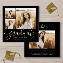 Search for rounded corners invitations Black and gold