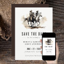 Search for cowboy save the dates Modern