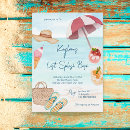 Search for pool bridal shower invitations Beach umbrella