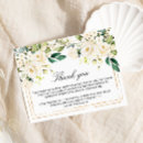 Search for white flowers sympathy thank you cards Watercolor