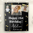 Search for 21st birthday decor Photo collage