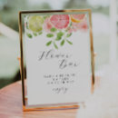 Search for bridal shower favor signs Watercolor floral flowers