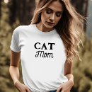 Search for black tshirts cat mom