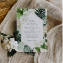 Search for tropical wedding invitations Palm leaves