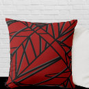Search for red black gray pillows Modern
