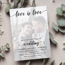 Search for lesbian wedding invitations love is love
