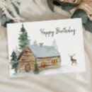 Search for deer birthday cards Rustic