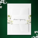 Search for floral wedding invitation belly bands Garden