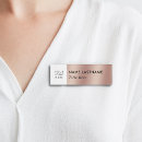 Search for rose gold name tags Simple