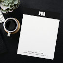 Search for black and white letterhead Masculine