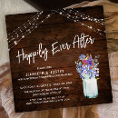Search for happily ever after invitations Reception only