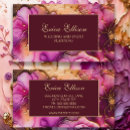Search for purple flowers business cards Burgundy