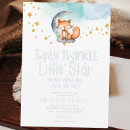 Search for fox birthday invitations Baby animal