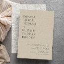 Search for linen wedding invitations Autumn