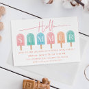 Search for hello summer invitations Popsicle