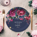 Search for navy and pink plates Elegant