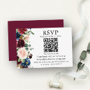 Search for floral rsvp cards qr code