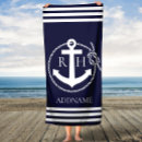 Search for anchor bath towels Monogrammed