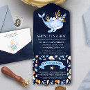 Search for whale baby shower Ahoy it's a boy
