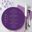 Search for purple and gold menus Elegant
