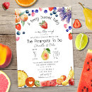 Search for fruit baby shower invitations Gender neutral