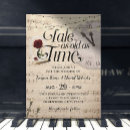 Search for musical wedding invitations Typography