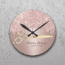 Search for rose gold clocks Hair stylist