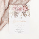 Search for floral birthday invitations blush
