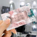 Search for rose gold foil business cards Beauty salon