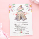 Search for tribal baby shower invitations bohemian