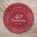 Search for 40th anniversary plates Forty years