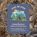 Search for camping invitations birthday party