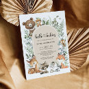 Search for hello summer invitations Woodland animals