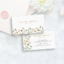 Search for watercolor floral business cards florist
