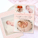 Search for girl birth announcement cards handwritten script typography