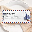Search for travel graduation invitations Boarding pass