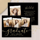 Search for modern graduation announcement cards four pictures
