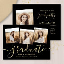 Search for photo collage graduation invitations Modern minimalist