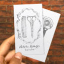 Search for mirror business cards Hair stylist