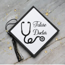 Search for doctor graduation cap toppers Black