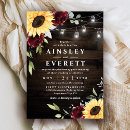 Search for sunflower invitations rustic weddings