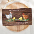 Search for country business cards chicken