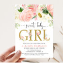 Search for white roses invitations girl baby shower