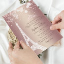 Search for rose gold glitter invitations Mis quince