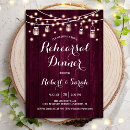 Search for burgundy rehearsal dinner invitations Wedding