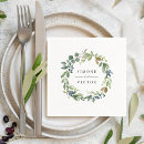 Search for eucalyptus napkins Green and white