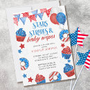 Search for 4th of july baby shower invitations Stars and stripes