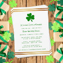 Search for st patricks day invitations shamrock