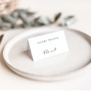 Search for simple wedding place cards Minimalist