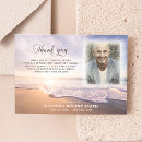 Search for beach funeral thank you cards Memorial